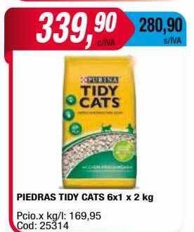 Maxiconsumo Piedras tidy cats oferta