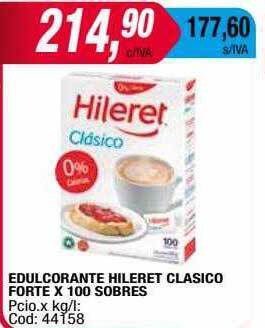 Maxiconsumo Edulcorante hileret clasico forte oferta