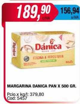 Maxiconsumo Margarina danica pan oferta