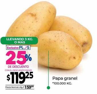 La Anonima Papa granel oferta