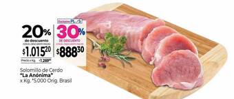 La Anonima Solomillo de cerdo oferta