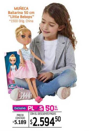 La Anonima Muñeca bailarina 50 cm oferta