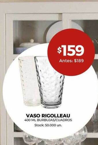 Super MAMI Vaso rigolleau oferta