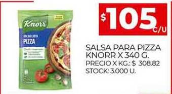 Supermercados DIA Salsa para pizza knorr oferta