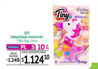 La Anonima Set máquillaje unicornio oferta