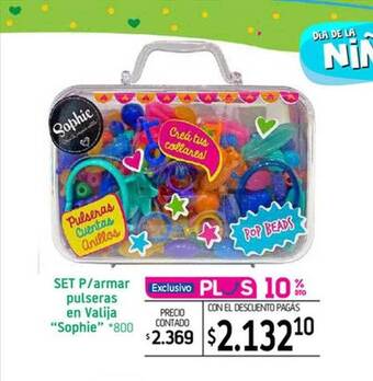 La Anonima Set p-armar pulseras en valija oferta