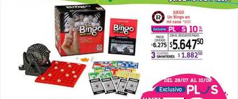 La Anonima Juego un bingo en mi casa oferta