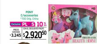 La Anonima Pony c-accesorios oferta