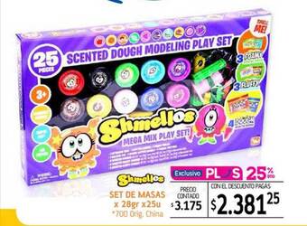La Anonima Shmellos set de masas oferta