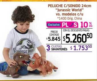 La Anonima Peluche c-sonido 24cm oferta