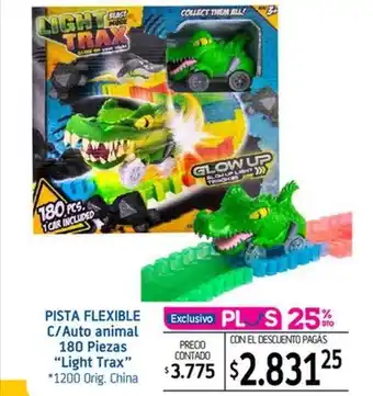 La Anonima Pista flexible c-auto animal 180 piezas oferta