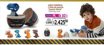La Anonima Huevo sorpresa c-dino de peluche oferta