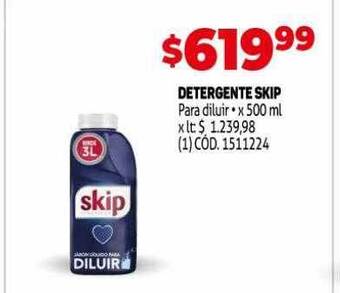 Makro Detergente skip oferta