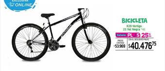 Bicicleta r29 vértigo 21 vel negra