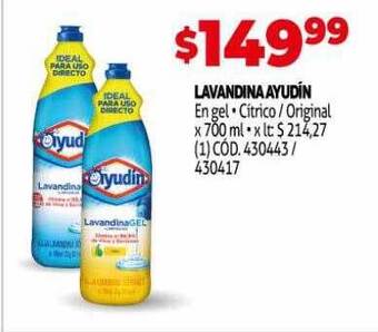 Makro Lavandina ayudín oferta