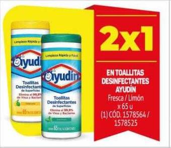 Makro Toallitas desinfectantes ayudín oferta