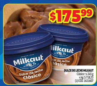 Makro Dulce de leche milkaut oferta