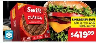 Makro Hamburguesas swift oferta