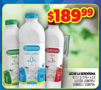 Makro Leche la serenísima oferta