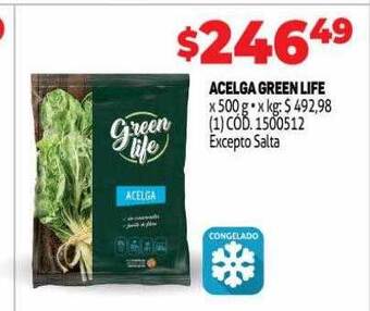 Makro Acelga green life oferta