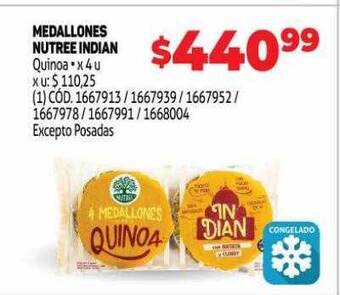 Makro Medallones nutree indian oferta