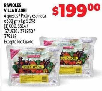 Makro Ravioles villa d'agri oferta