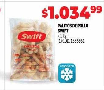 Makro Palitos de pollo swift oferta