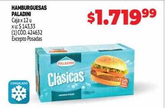 Makro Hamburguesas paladini oferta