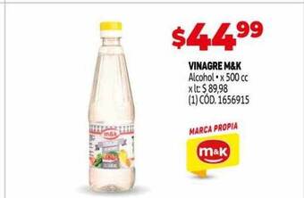 Makro Vinagre m&k alcohol oferta