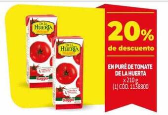 Makro Puré de tomate de la huerta oferta