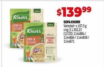 Makro Sopa knorr oferta