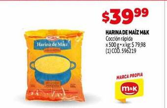 Makro Harina de maíz m&k oferta