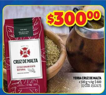Makro Yerba cruz de malta oferta