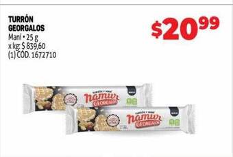 Makro Turrón georgalos oferta