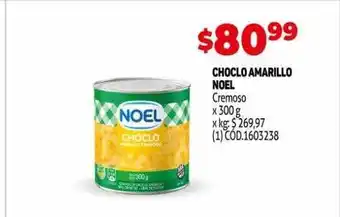 Makro Choclo amarillo noel cremoso oferta