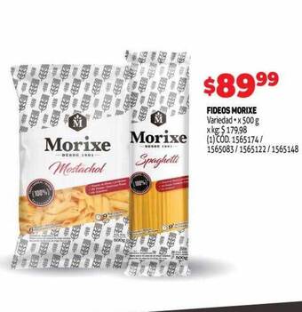 Makro Fideos morixe oferta