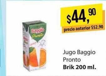 Supermercados Damesco Jugo baggio pronto oferta