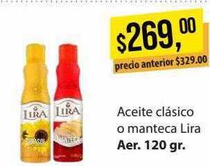 Supermercados Damesco Aceite clasico o manteca lira oferta