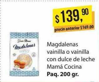 Magdalenas vainilla o vainilla con dulce de leche mama cocina