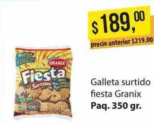 Supermercados Damesco Galleta surtido fiesta granix oferta
