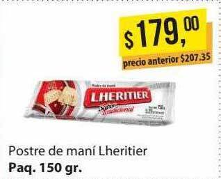 Supermercados Damesco Postre de mani lheritier oferta