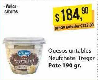 Supermercados Damesco Quesos untables neufchatel tregar oferta