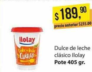 Supermercados Damesco Dulce de leche clasico ilolay oferta