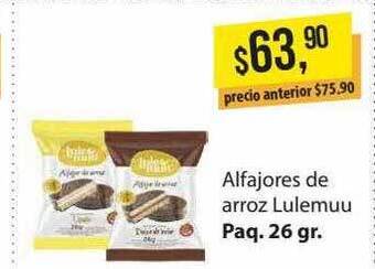 Supermercados Damesco Alfajores de arroz lulemuu oferta