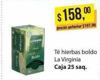 Supermercados Damesco Té hierbas boldo la virginia oferta