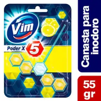 Supermercados Comodin Canasta sólida para inodoro vim poder x5 citrus 55 g oferta