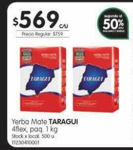 Jumbo Yerba mate taragui 4flex oferta