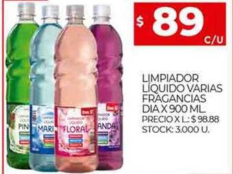 Supermercados DIA Limpiador liquido varias fragancias dia oferta