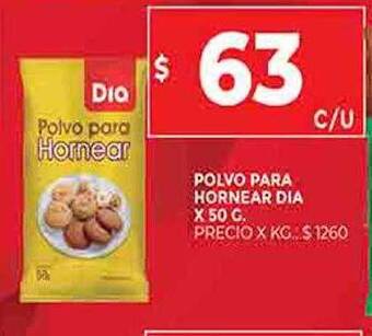 Supermercados DIA Polvo para hornear dia oferta