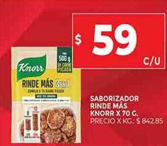 Supermercados DIA Saborizador rinde mas knorr oferta